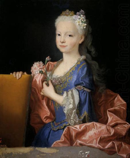 Portrait of Maria Ana Victoria de Borbon, Jean-Franc Millet